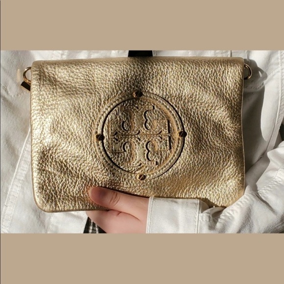 COPY - Gold Tory Burch crossbody clutch - Picture 8 of 10